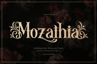 Mozathia: a Creative Font for Modern Design