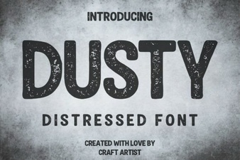 Dusty Font Designs for Vintage-Inspired Projects