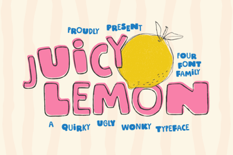 Juicy Lemon Font: Citrus-Inspired Design Projects