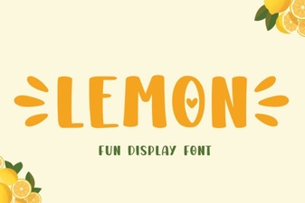 Lemon Font: Fresh Typography for Your Designs