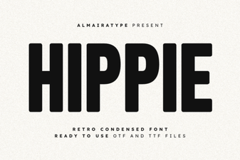 Hippie Fonts for Creative Projects & Retro Designs