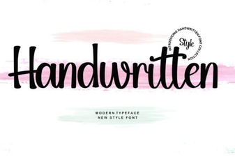 Craft with Authentic Handwritten Fonts