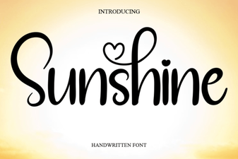 Sunshine Fonts: Bright Designs for Creative Projects
